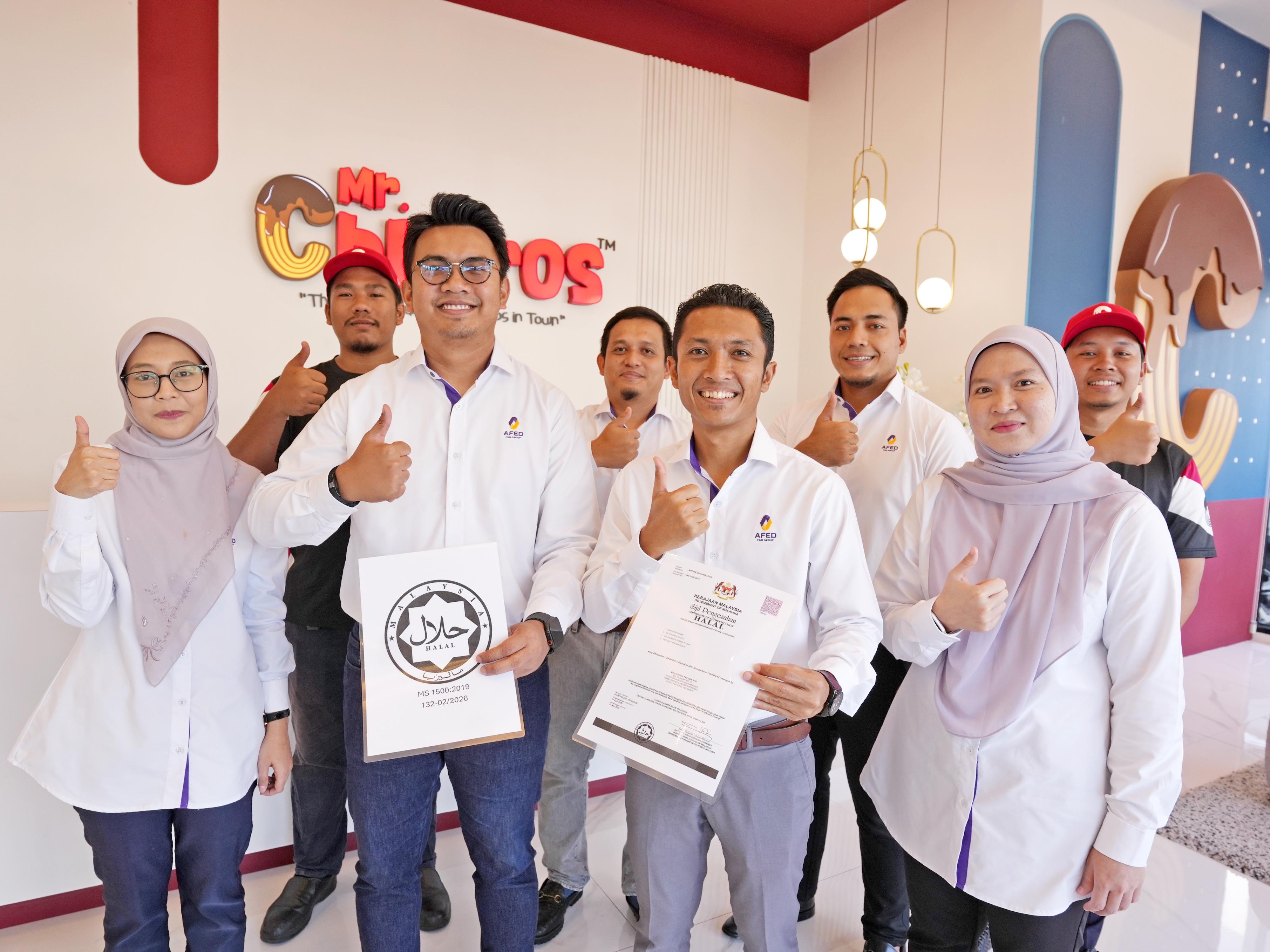 Mr. Churros Halal Certificate